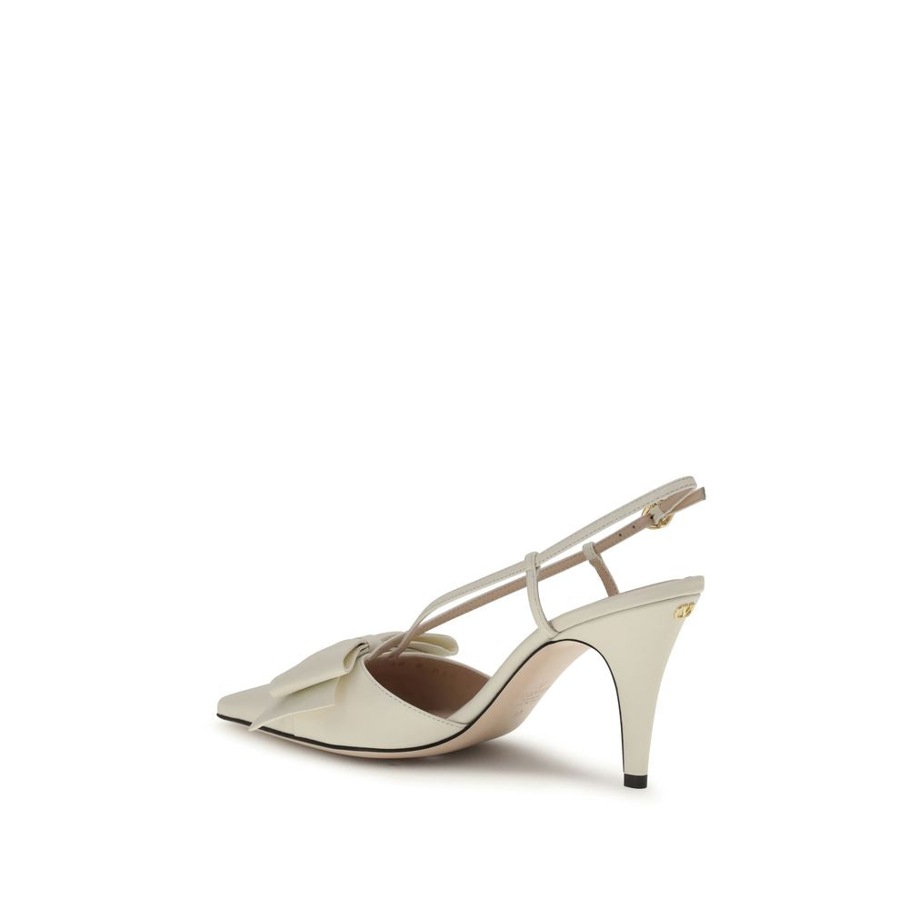 Valentino Garavani Beige Lamb Ovis Aries Aries High Heel Pumps