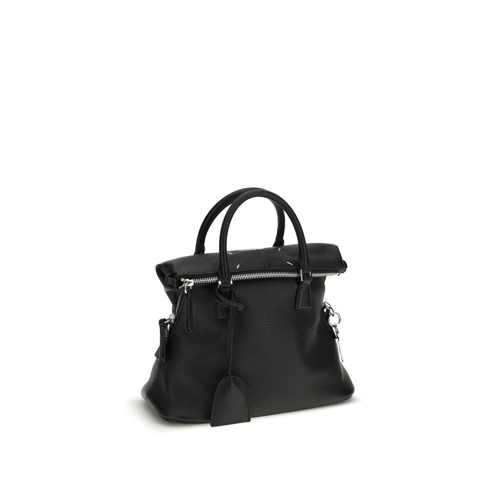 Maison Margiela Black Calf Leather Bos Taurus Handbag