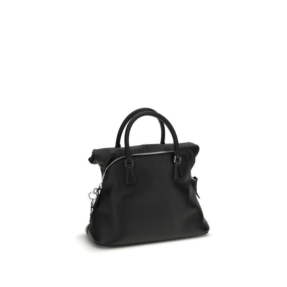 Maison Margiela Black Calf Leather Bos Taurus Handbag