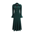 Self-Portrait Bicolor Viscose Casual Dress