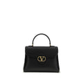 Valentino Garavani Black Calf Leather Bos Taurus Handbag