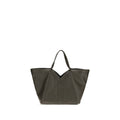 Saint Laurent Bicolor Calf Leather Bos Taurus Shoulder Bag