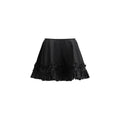 Ganni Frill Black Mini Skirt