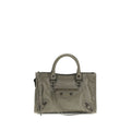 Balenciaga Gray Lamb Ovis Aries Aries Shoulder Bag