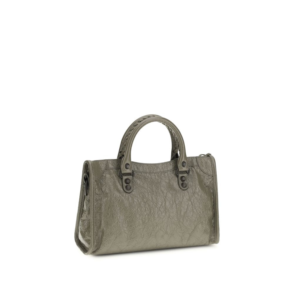Balenciaga Gray Lamb Ovis Aries Aries Shoulder Bag