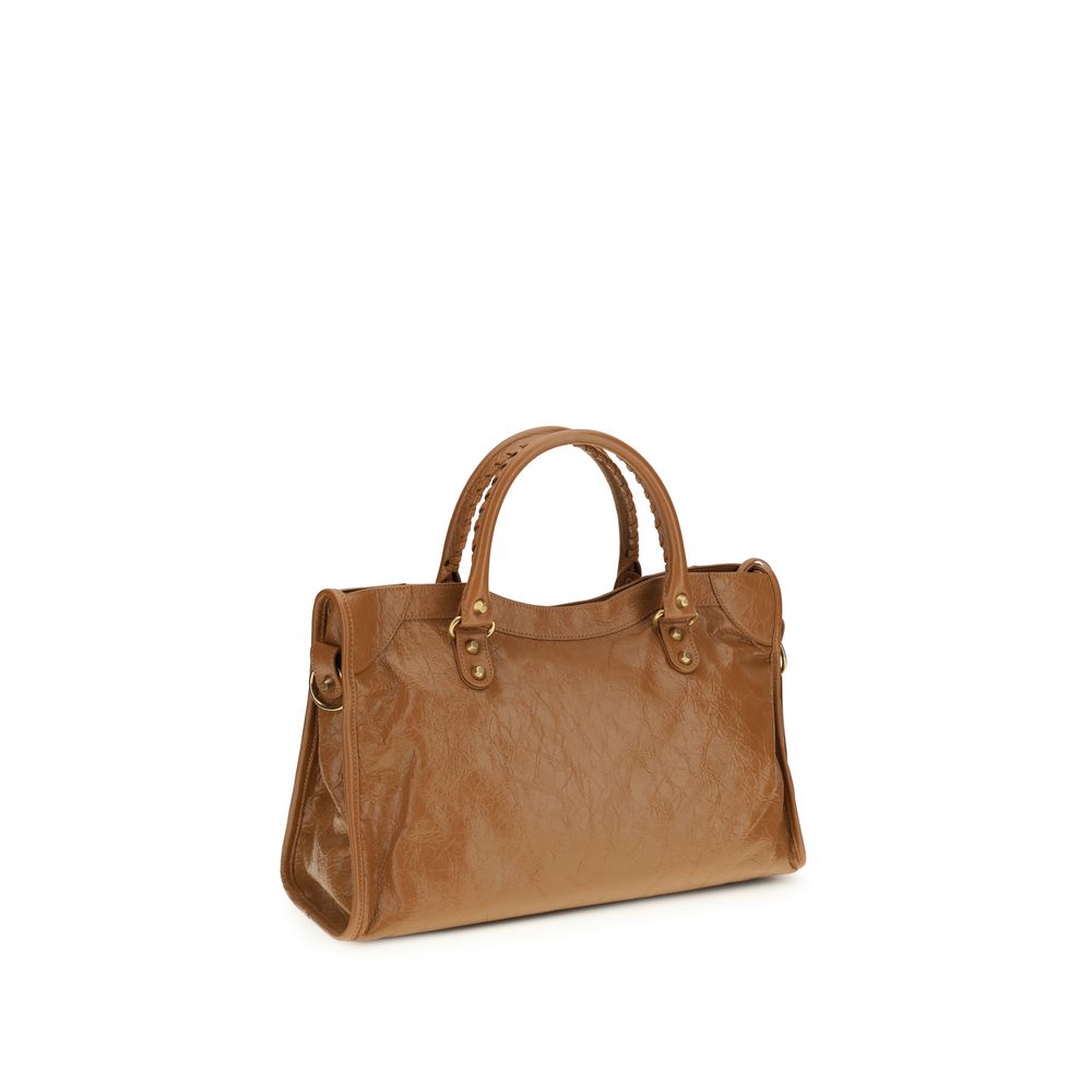 Balenciaga Beige Lamb Ovis Aries Aries Handbag