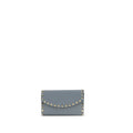 Valentino Garavani Blue Calf Leather Bos Taurus Wallet