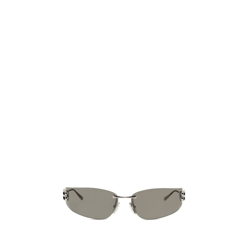 Balenciaga Black Metal Sunglasses