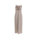 Magda Butrym Brown Lyocell Casual Dress
