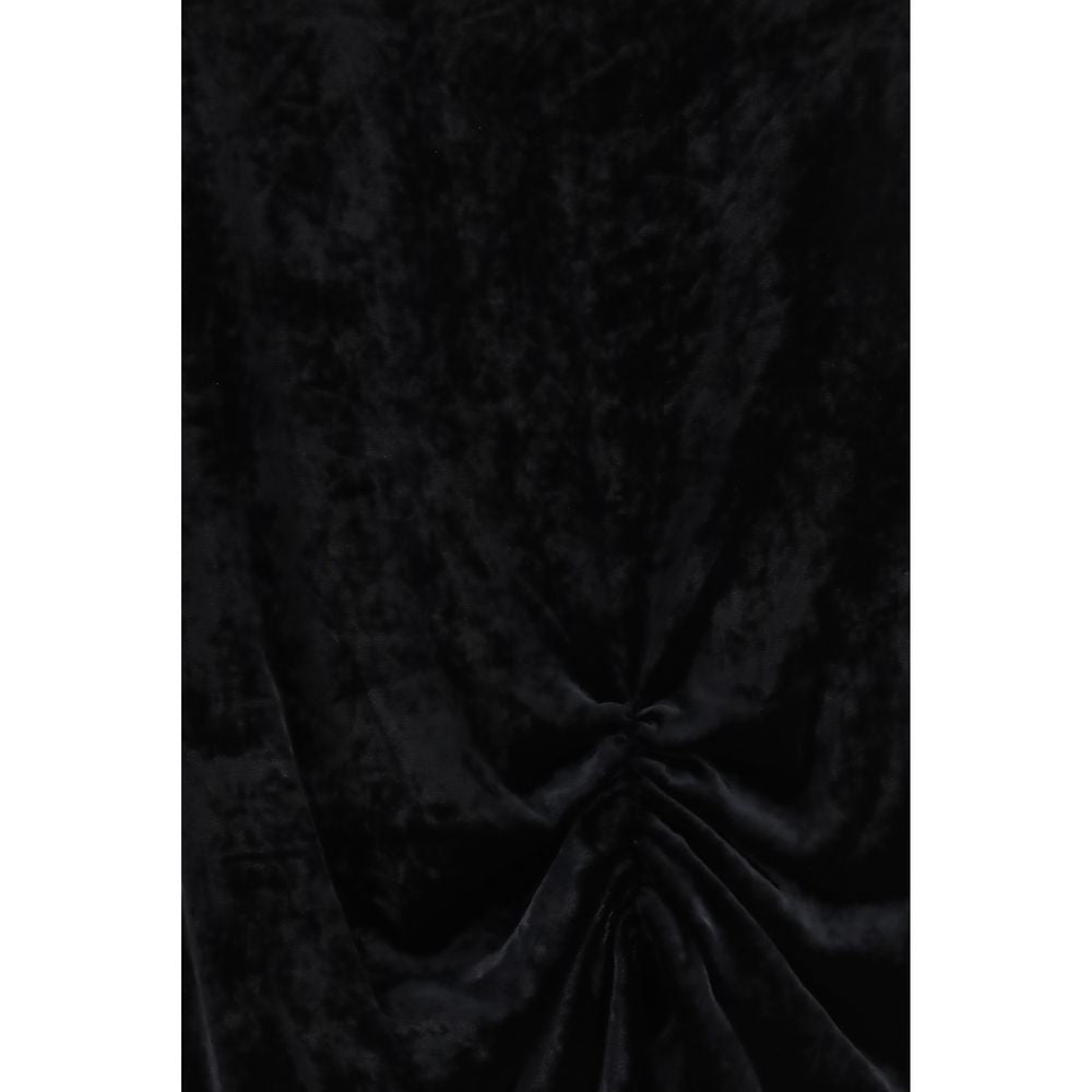 Valentino Garavani Black Viscose Long Skirt