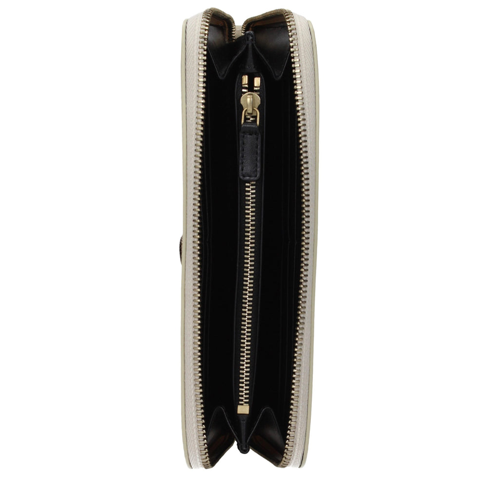Roberto Cavalli Beige Leather Wallet