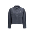 Miu Miu Gray Cotton Dress Shirt