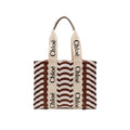 Chloé Beige Linen Tote Bag