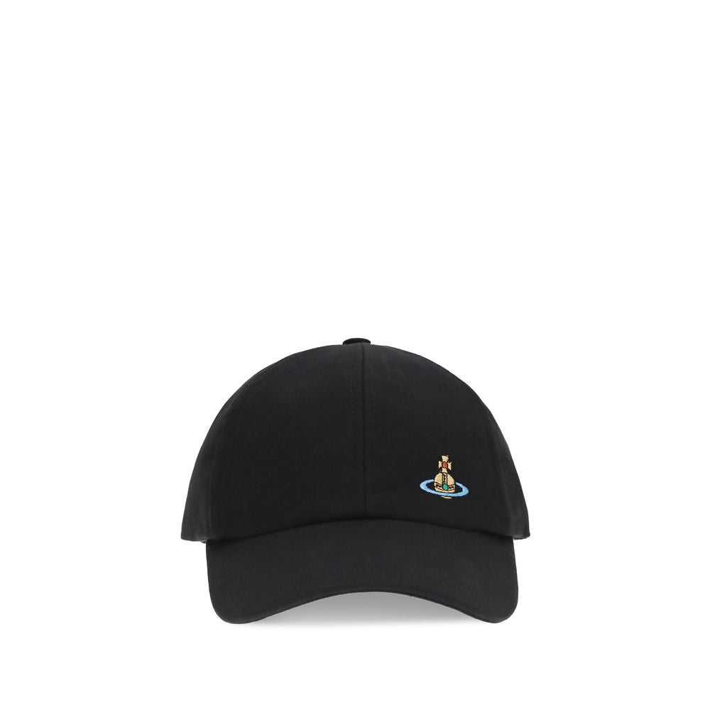 Vivienne Westwood Black Cotton Cap (Baseball Hat)