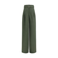 Max Mara Bicolor Linen Casual Pants