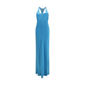 Staud Blue Silk Casual Dress