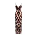 Emilio Pucci Multicolor Silk Long Dress