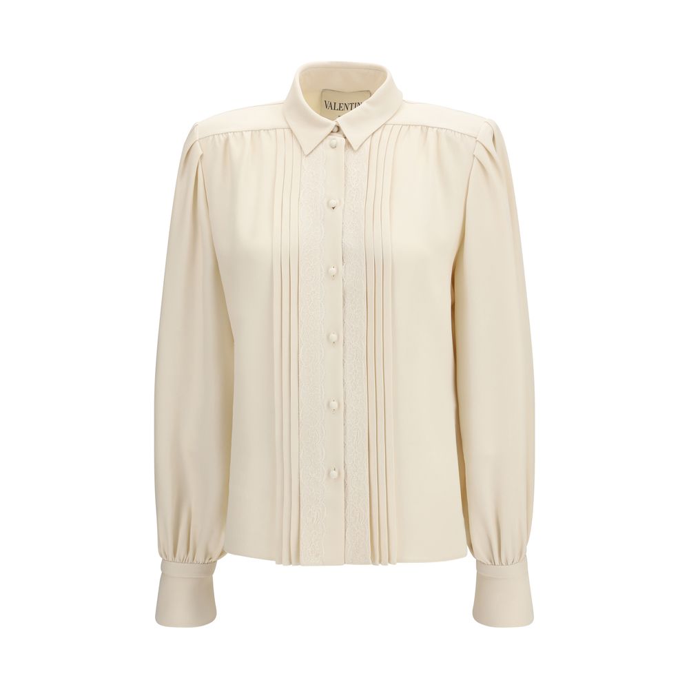 Valentino Garavani Beige Silk Shirt