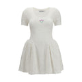 Self-Portrait White Polyester Casual Dress
