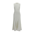 Self-Portrait White Viscose Casual Dress