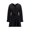 Ganni Black Cotton Casual Dress