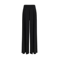 Max Mara Pure Black Viscose Casual Pants