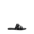 Balenciaga Black Lamb Ovis Aries Aries Flat Sandals