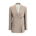 Brunello Cucinelli Beige Viscose Blazer
