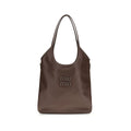 Miu Miu Brown Calf Leather Bos Taurus Shoulder Bag