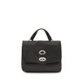 Zanellato Black Calf Leather Bos Taurus Handbag