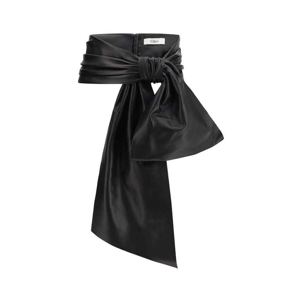 Chloé - Black Lamb Ovis Aries Aries Regular Belt
