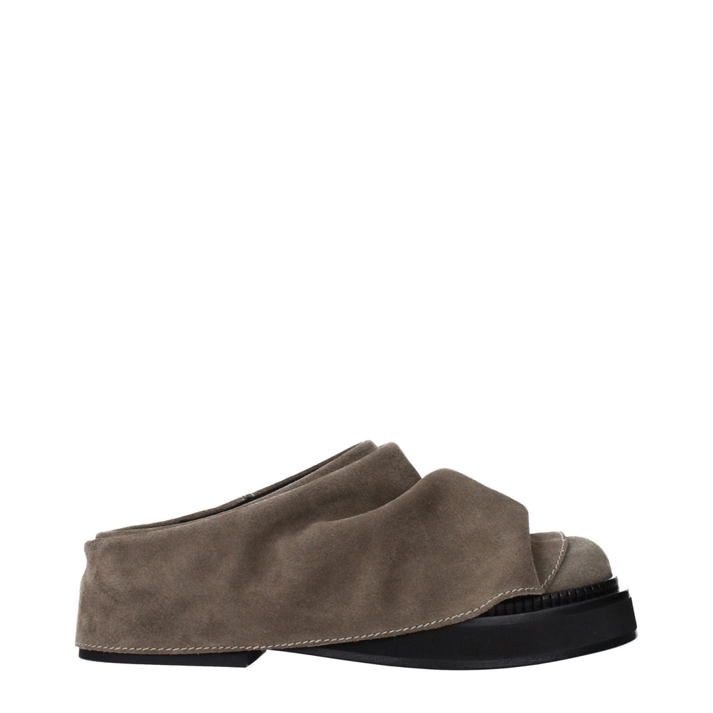 The Attico Vintage-Effect Slippers