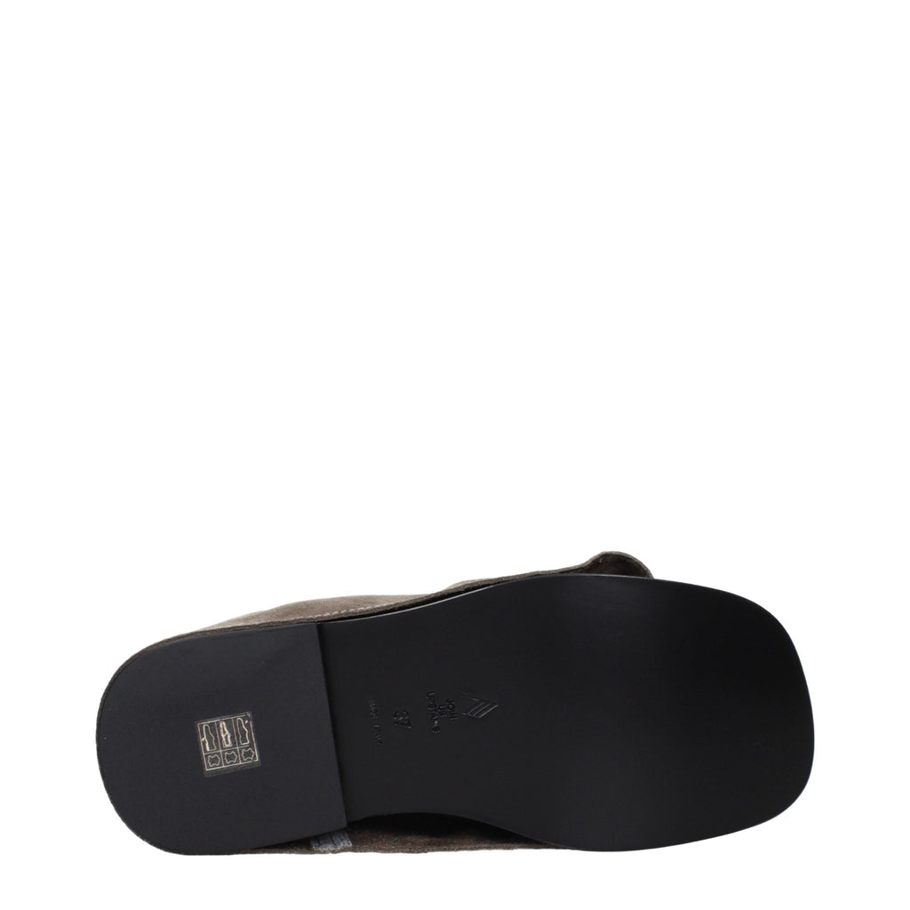 The Attico Vintage-Effect Slippers