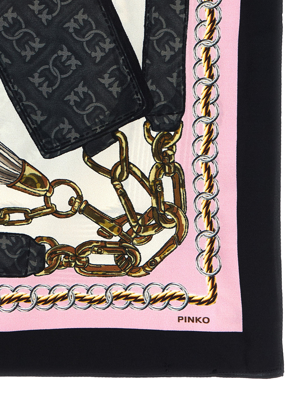 PINKO Multicolor Viscose Foulard