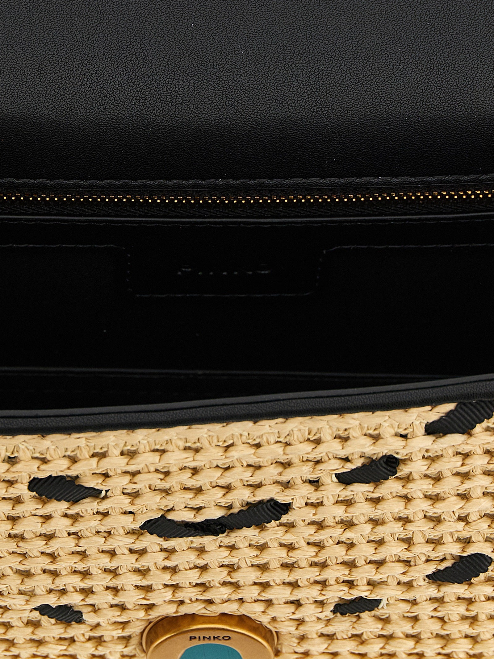 PINKO Beige Cowhide Crossbody Bag