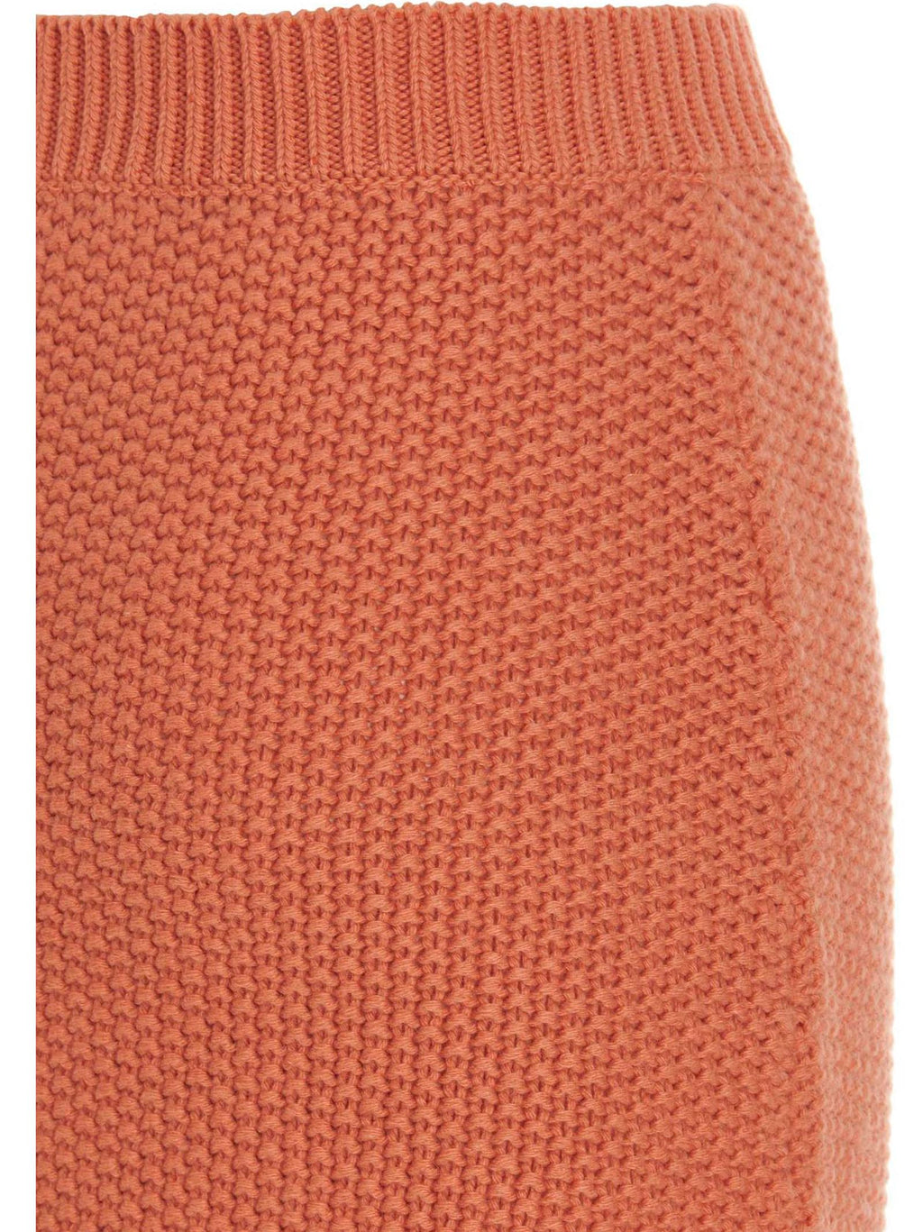 Chloé Orange Cashmere Mini Skirt