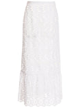 Giambattista Valli White Cotton Mini Skirt
