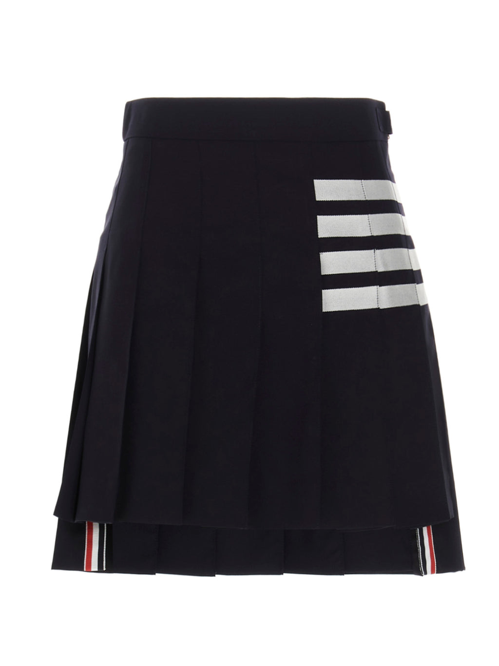 Thom Browne 4 Bar Pleated Mini Skirt