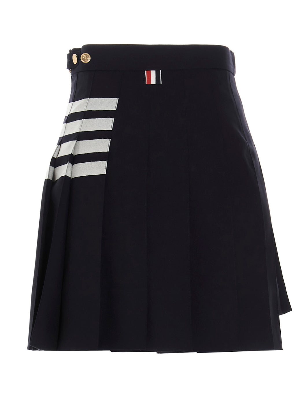 Thom Browne 4 Bar Pleated Mini Skirt
