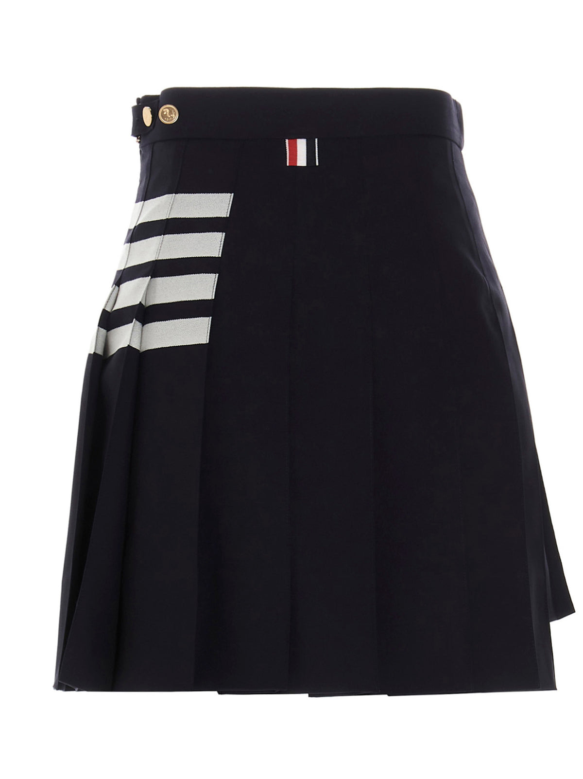 Thom Browne 4 Bar Pleated Mini Skirt