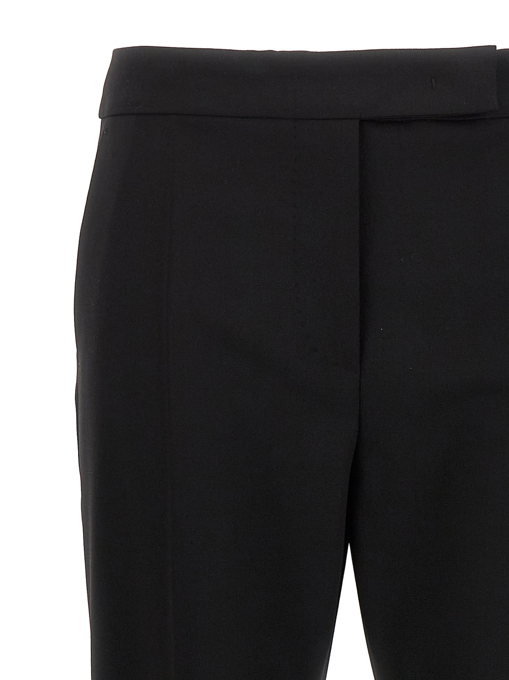 Max Mara Black Virgin Wool Dress Pants