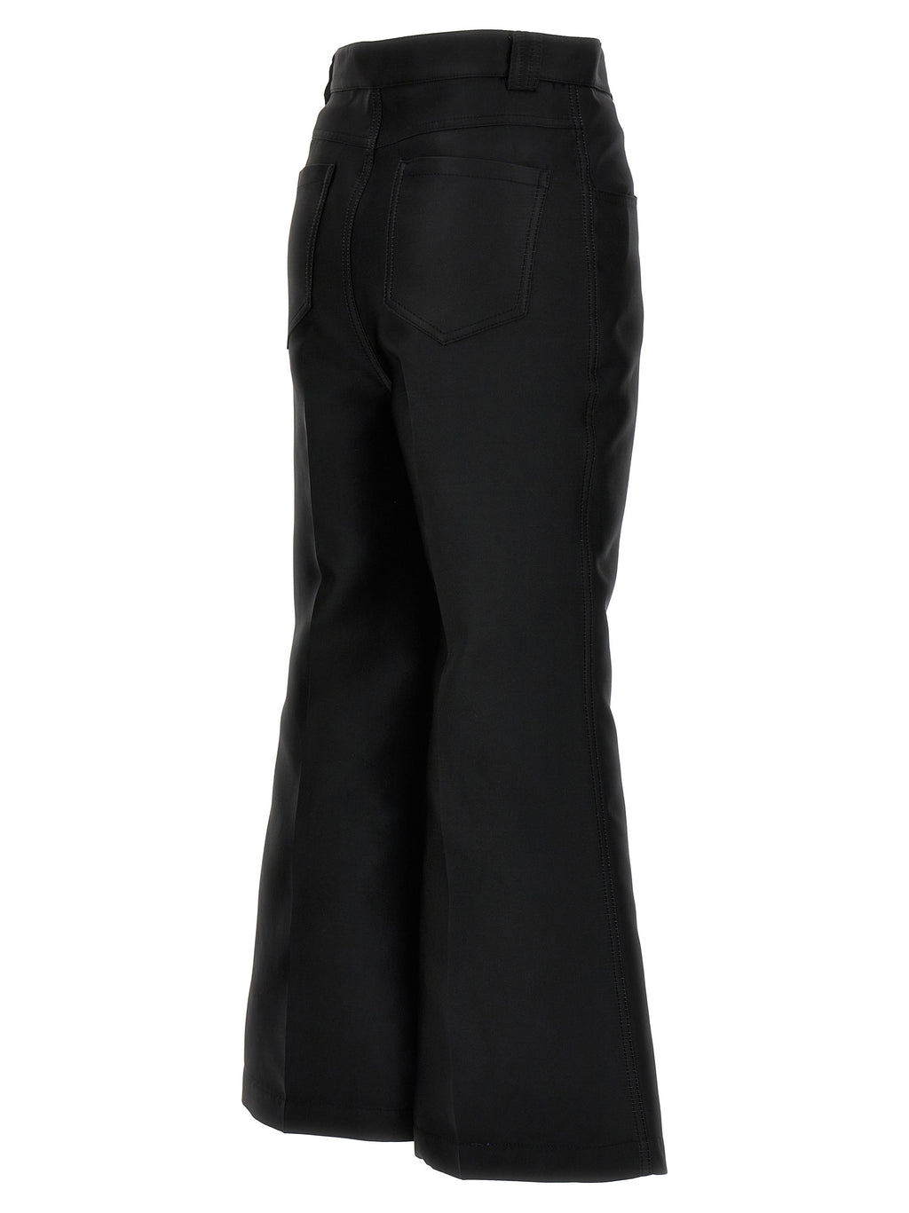 Giambattista Valli Black Polyester Flared Pants