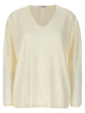 Max Mara White Cashmere Cardigan