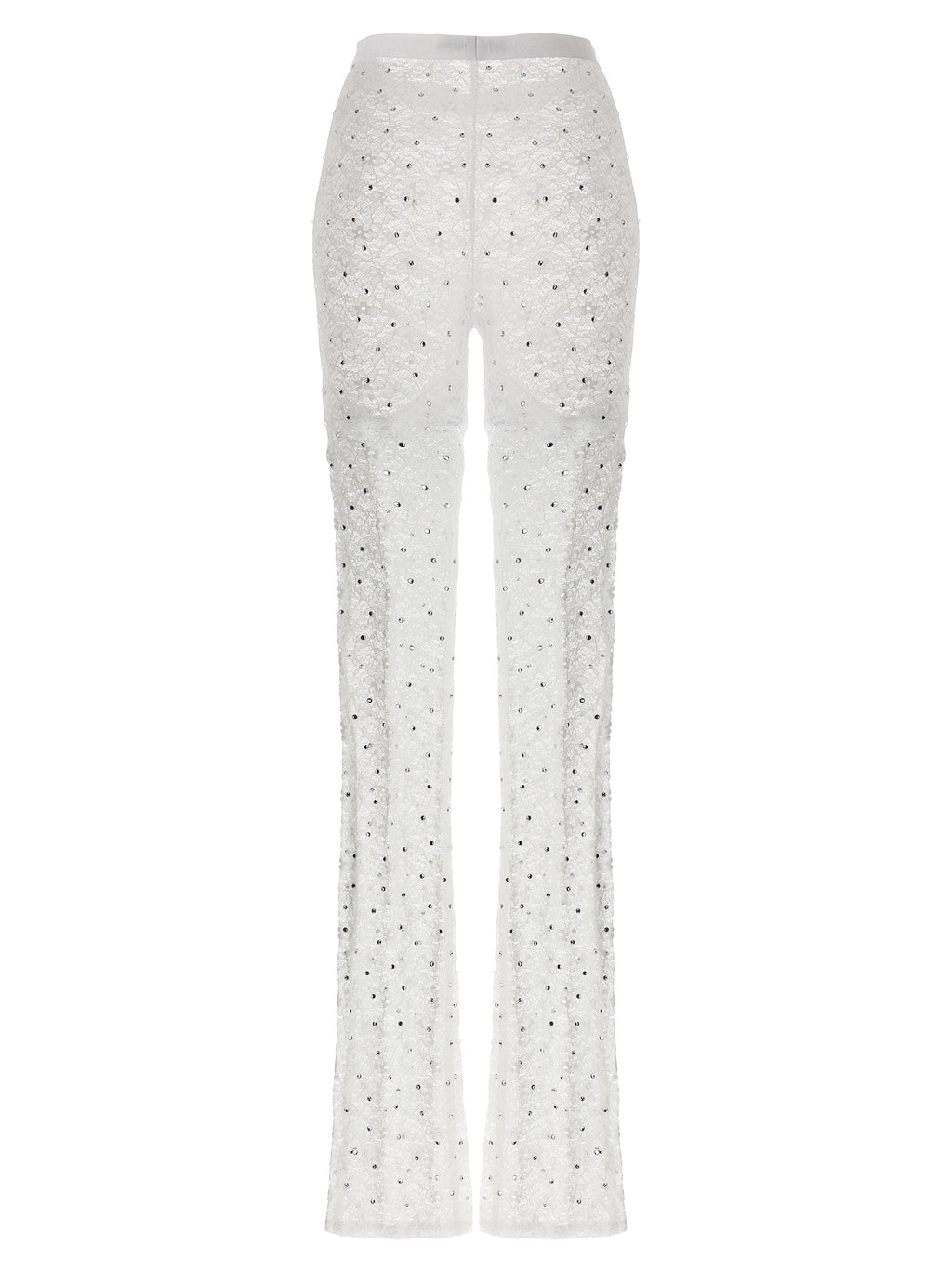 Alessandra Rich White Polyamide Leggings