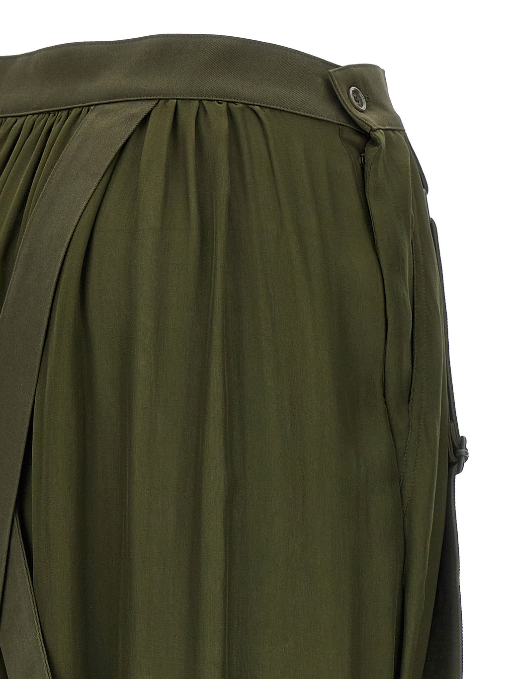 Max Mara Bicolor Silk Mini Skirt