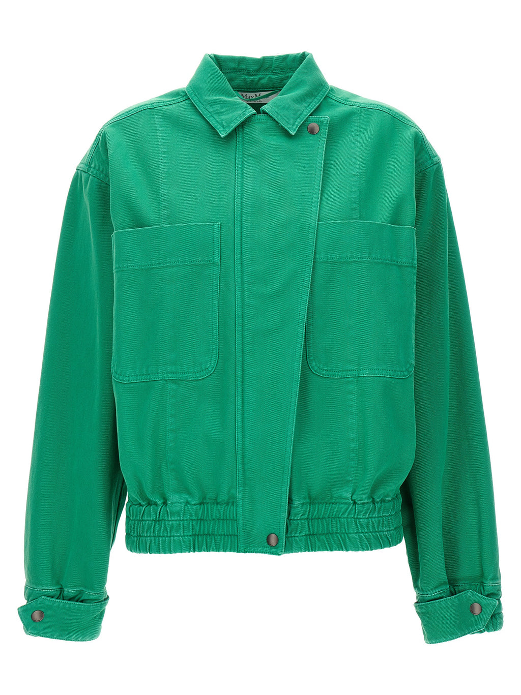 Max Mara Bicolor Cotton Full-Length Jacket