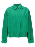 Max Mara Bicolor Cotton Full-Length Jacket
