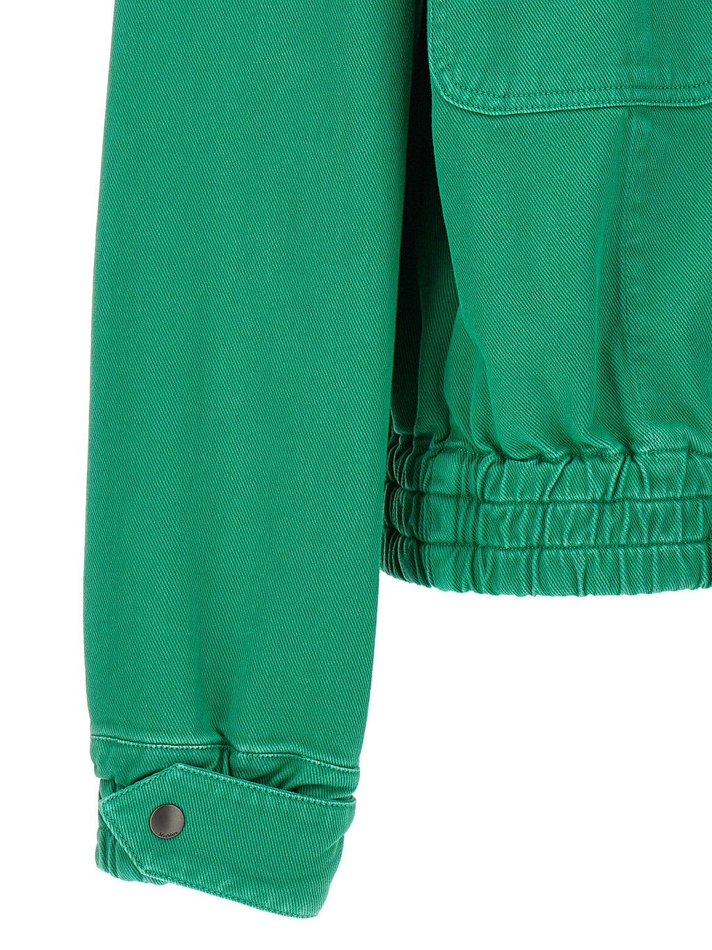 Max Mara Bicolor Cotton Full-Length Jacket