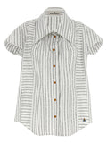 Vivienne Westwood Bicolor Cotton Blouse