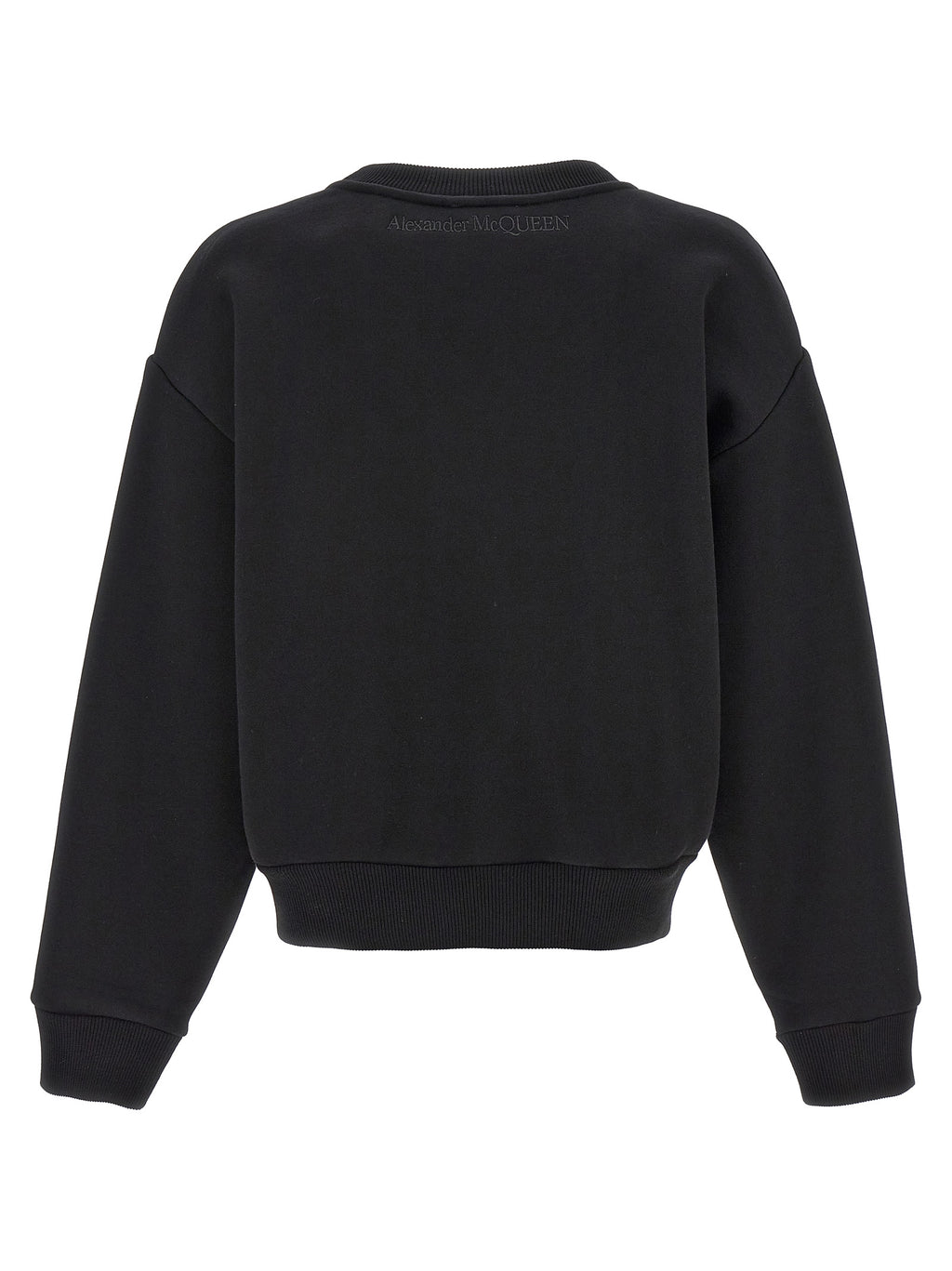 Alexander McQueen Black Cotton Sweatshirt
